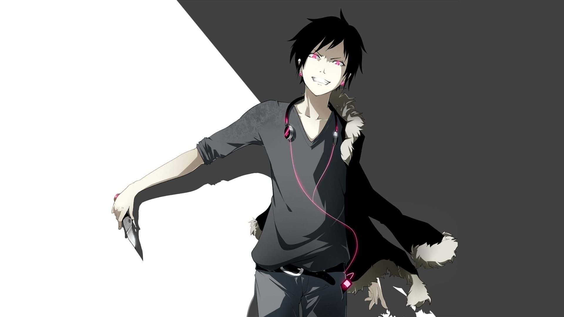 Durarara!!, Orihara Izaya, anime, anime boys, 1080P, HD Wallpaper