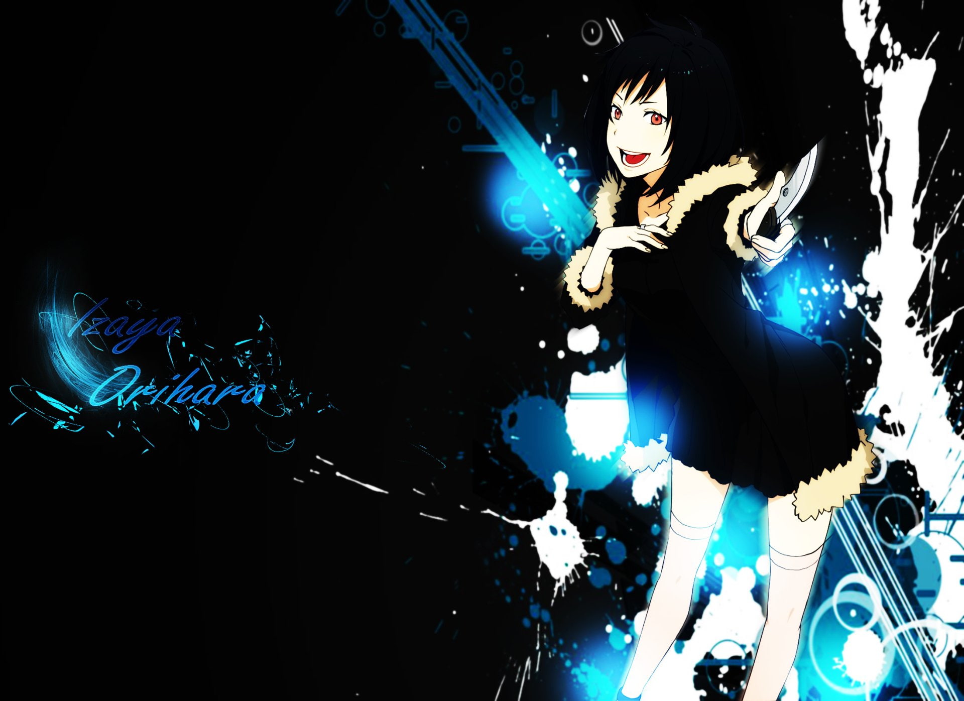 Izaya Orihara, 1080P, Anime, Durarara!!, HD Wallpaper