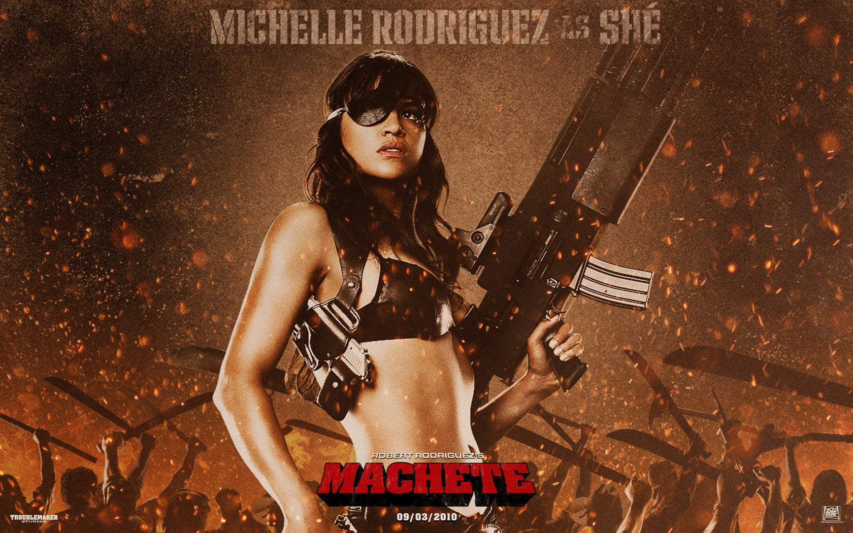 720P, beauty, gun, protection, Rodriguez, young women, glasses, adult, hairstyle, clothing, hair, young adult, Machete, Michelle, women, weapon, long hair, HD Wallpaper