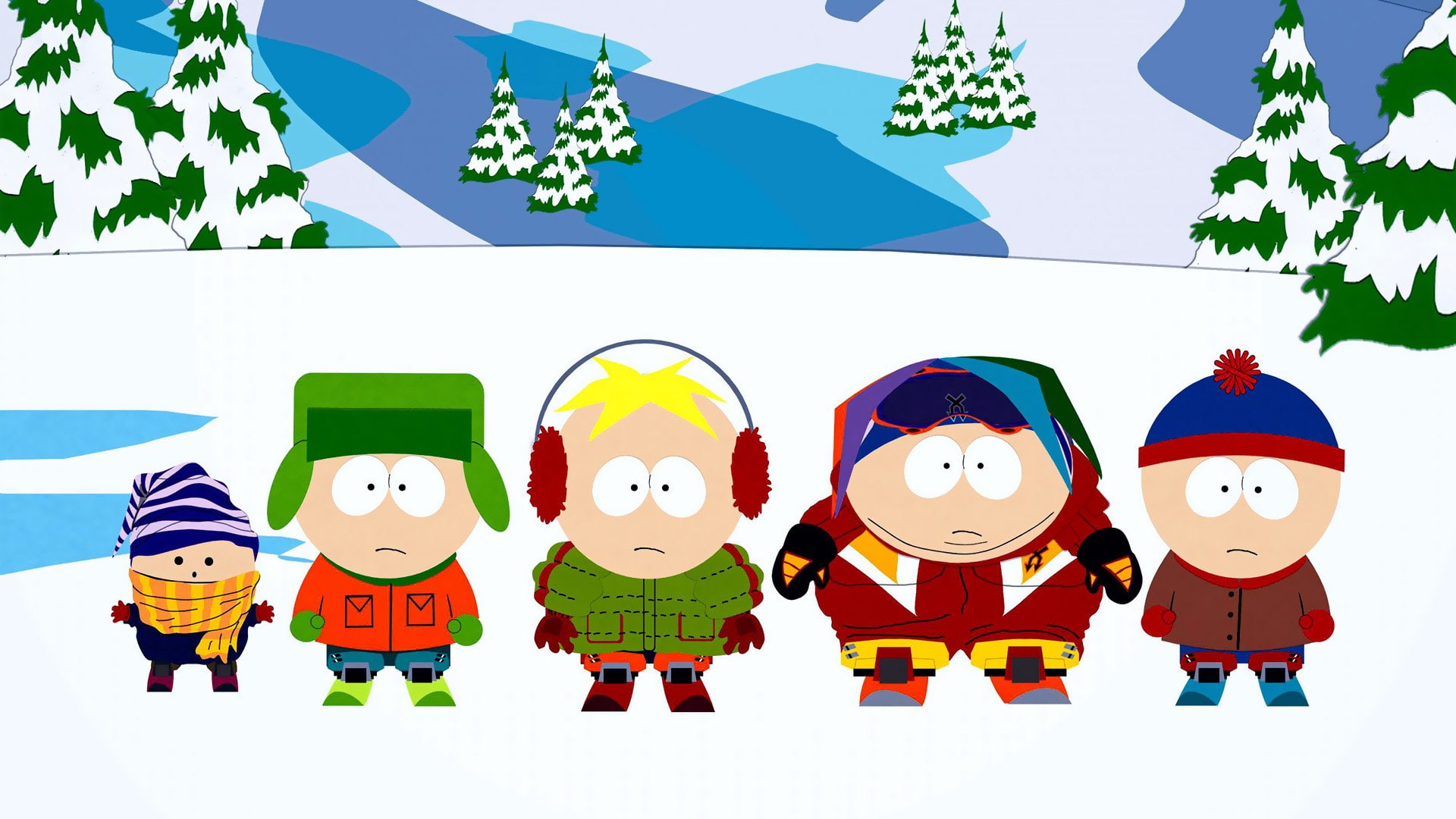 Butters Stotch, South Park, Ike Broflovski, Stan Marsh, Eric Cartman, Kyle Broflovski, 1080P, HD Wallpaper