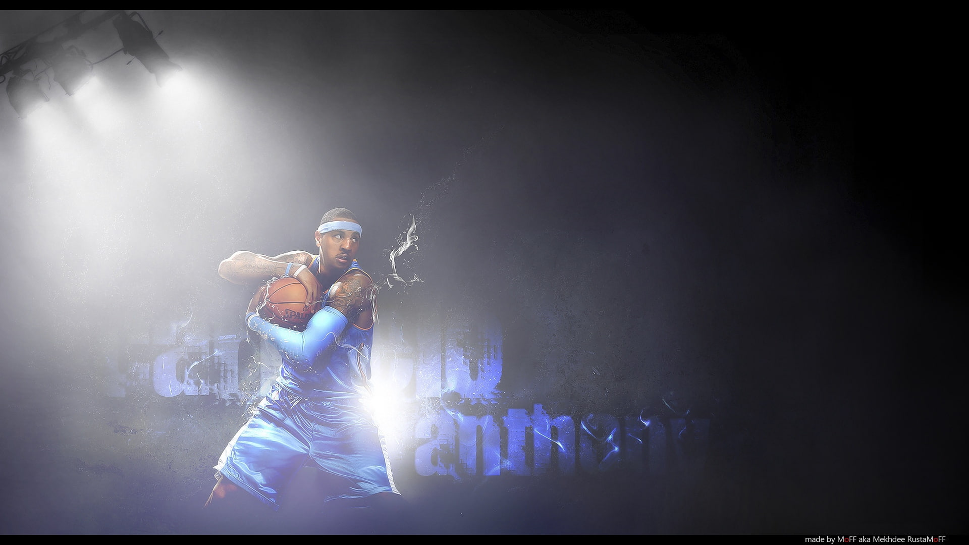 sport, ball, athlete, 1080P, carmelo anthony, basketball player, HD Wallpaper