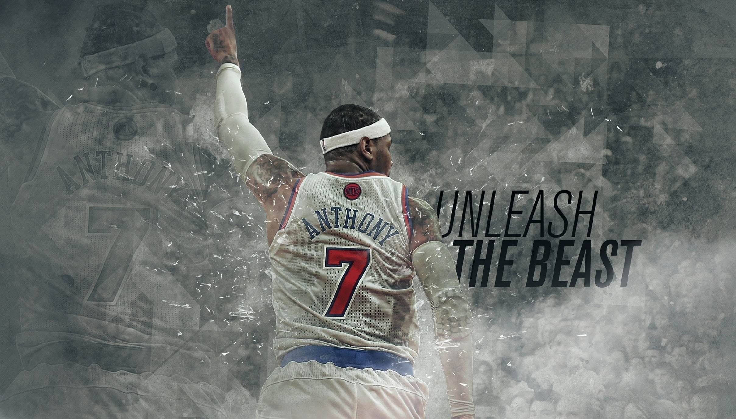 rear view, indoors, baseball - sport, adult, human arm, basketball, waist up, 1080P, new york knicks, carmelo anthony, one person, text, women, architecture, HD Wallpaper