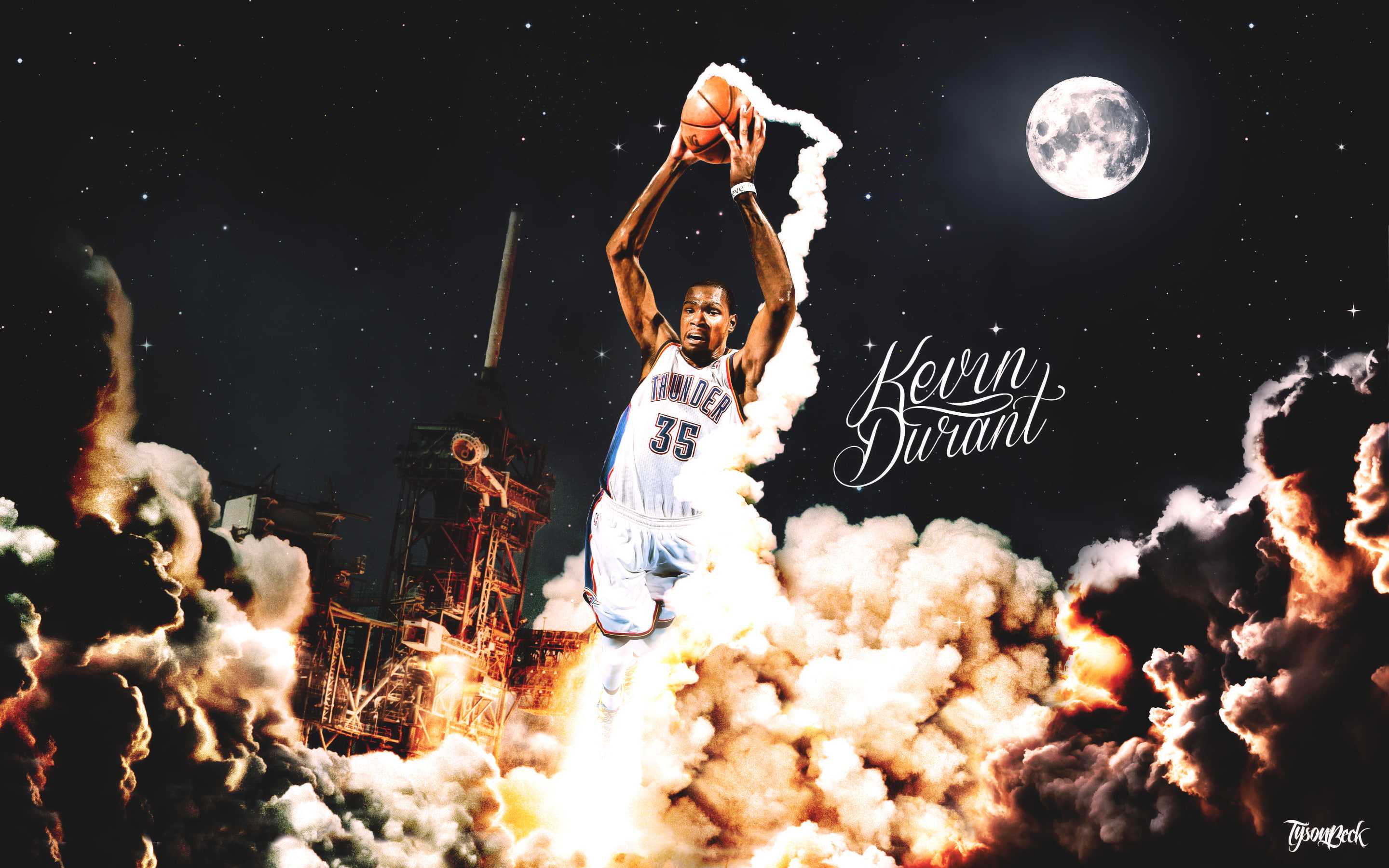 city, thunder, 2K, nba, basketball, kevin, durant, oklahoma, sports, HD Wallpaper