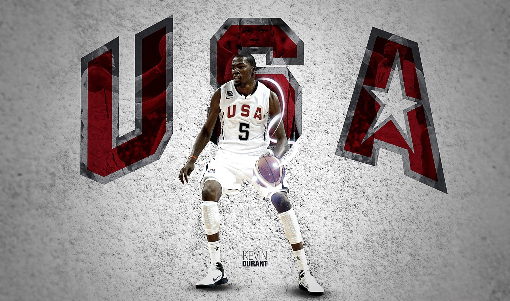 x, NBA, hd, durant, basketball, sports, kevin, art, USA, 720P, HD Wallpaper