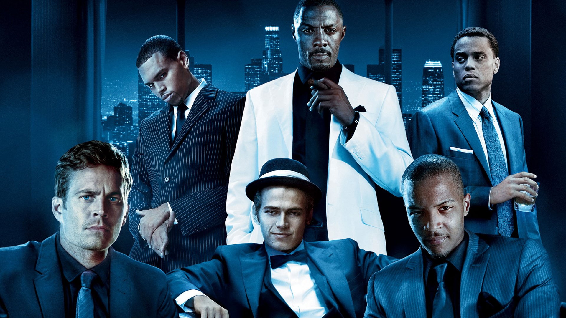 Chris Brown, Paul Walker Paul Walker, Movie, Takers, Michael Ealy, Idris Elba, 1080P, Hayden Christensen, HD Wallpaper