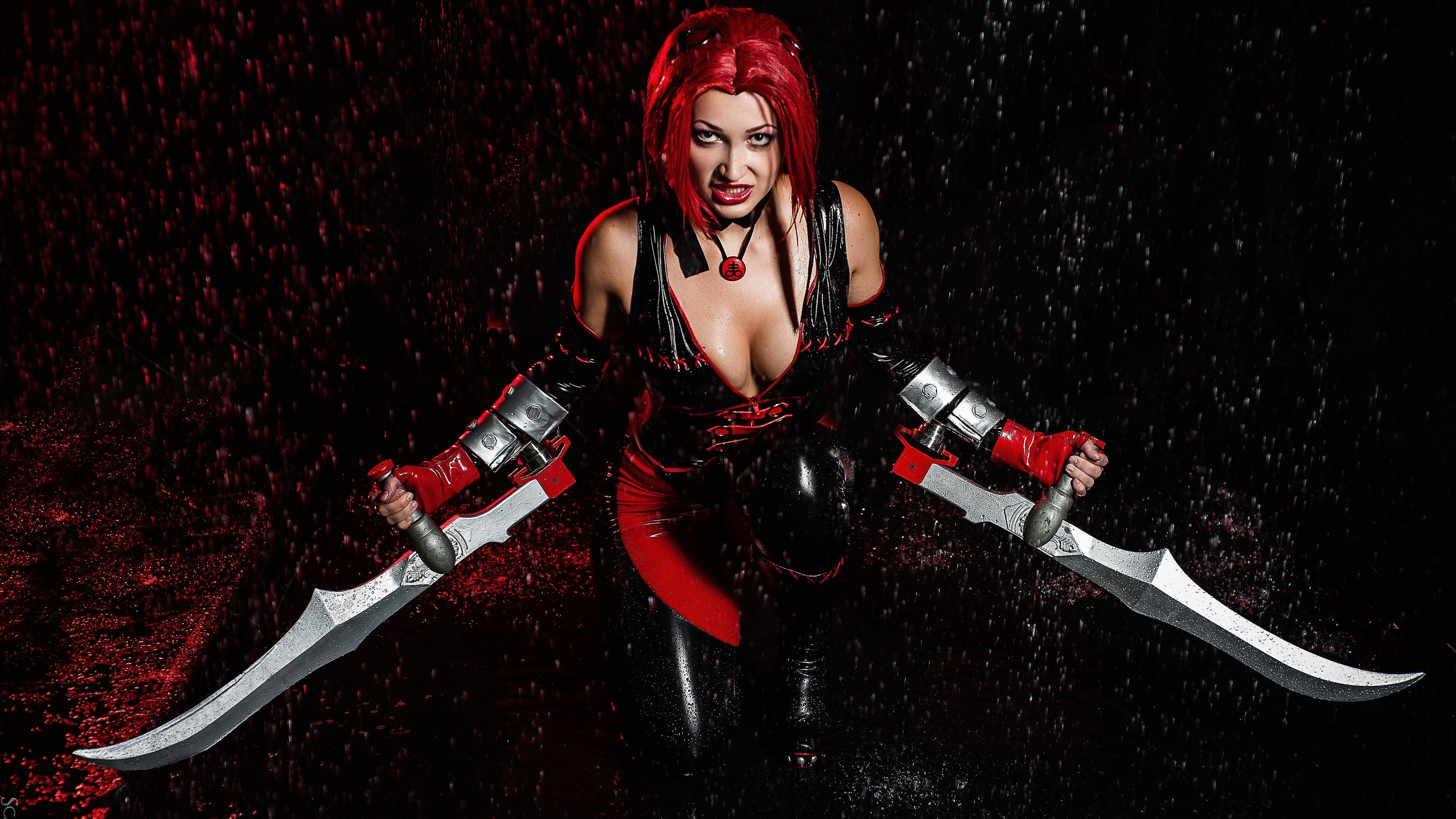 4K, action, superhero, adventure, blood, thriller, vampire, horror, fantasy, dark, bloodrayne, HD Wallpaper