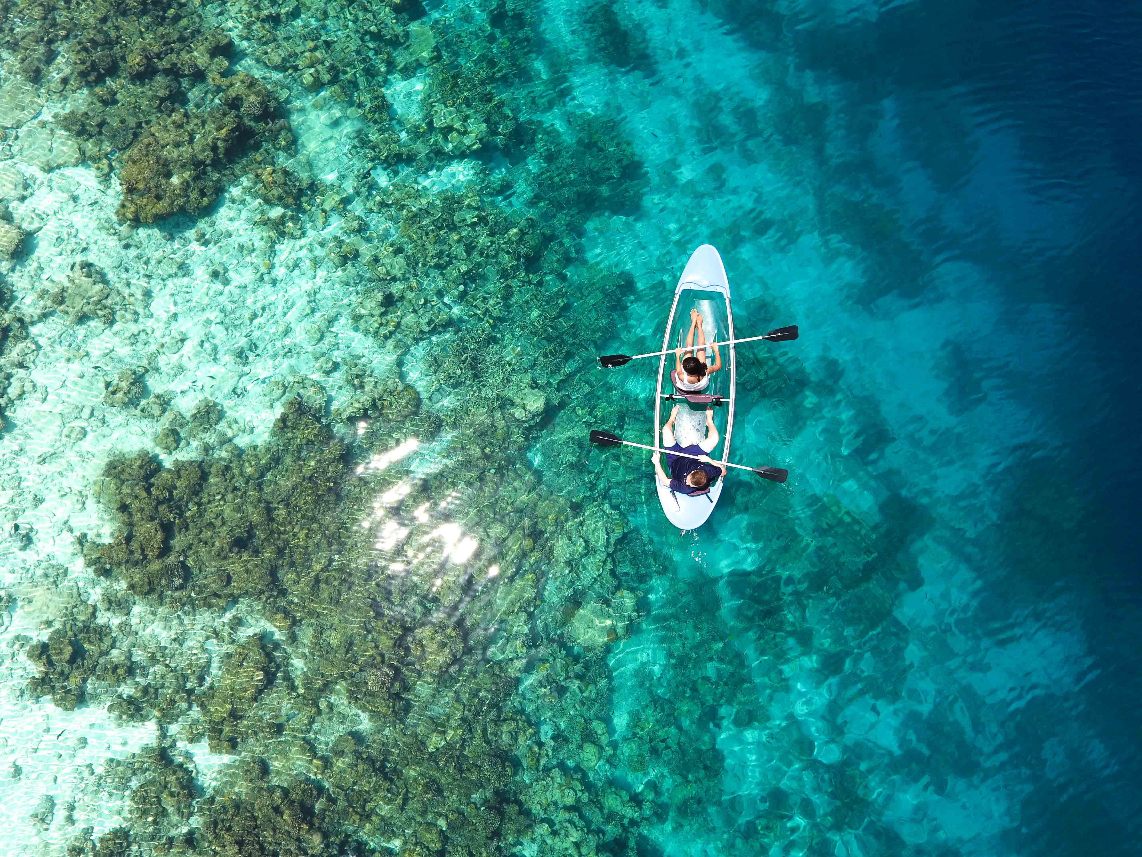 people, ocean, watercraft, women, high angle view, birds eye view, nature, reef, water, marine, two, aerial shot, lifestyles, maldives, deep, sea, boat, HD Wallpaper