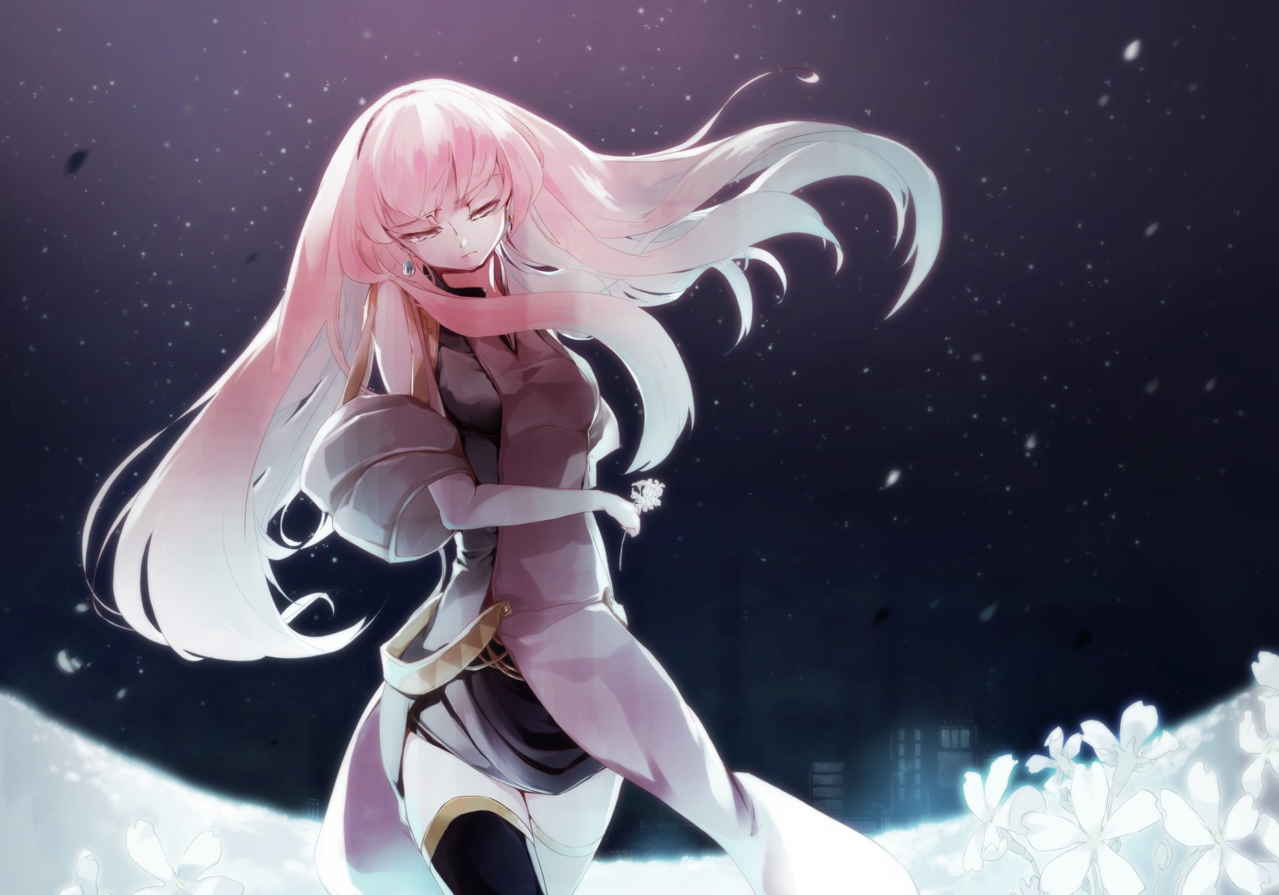 Vocaloid, anime girls, long hair, Megurine Luka, 720P, anime, pink hair, HD Wallpaper