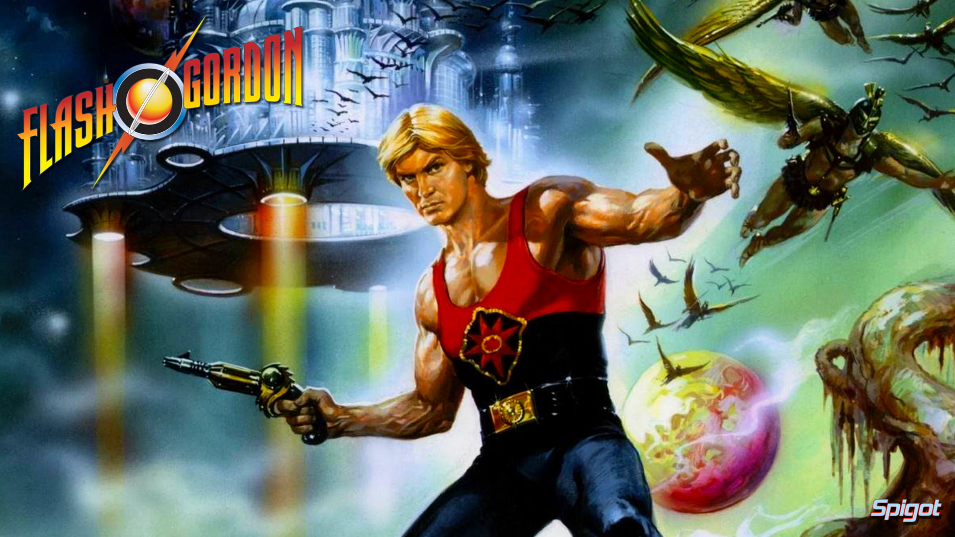 1080P, George Spigot, Flash Gordon, movie poster, Spigot, HD Wallpaper