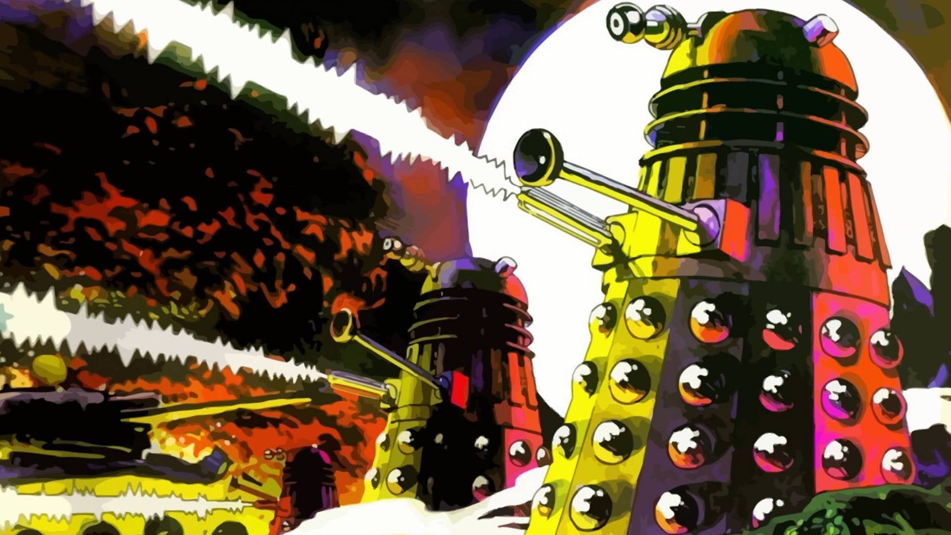 science fiction, 1080P, Daleks, Doctor Who, HD Wallpaper