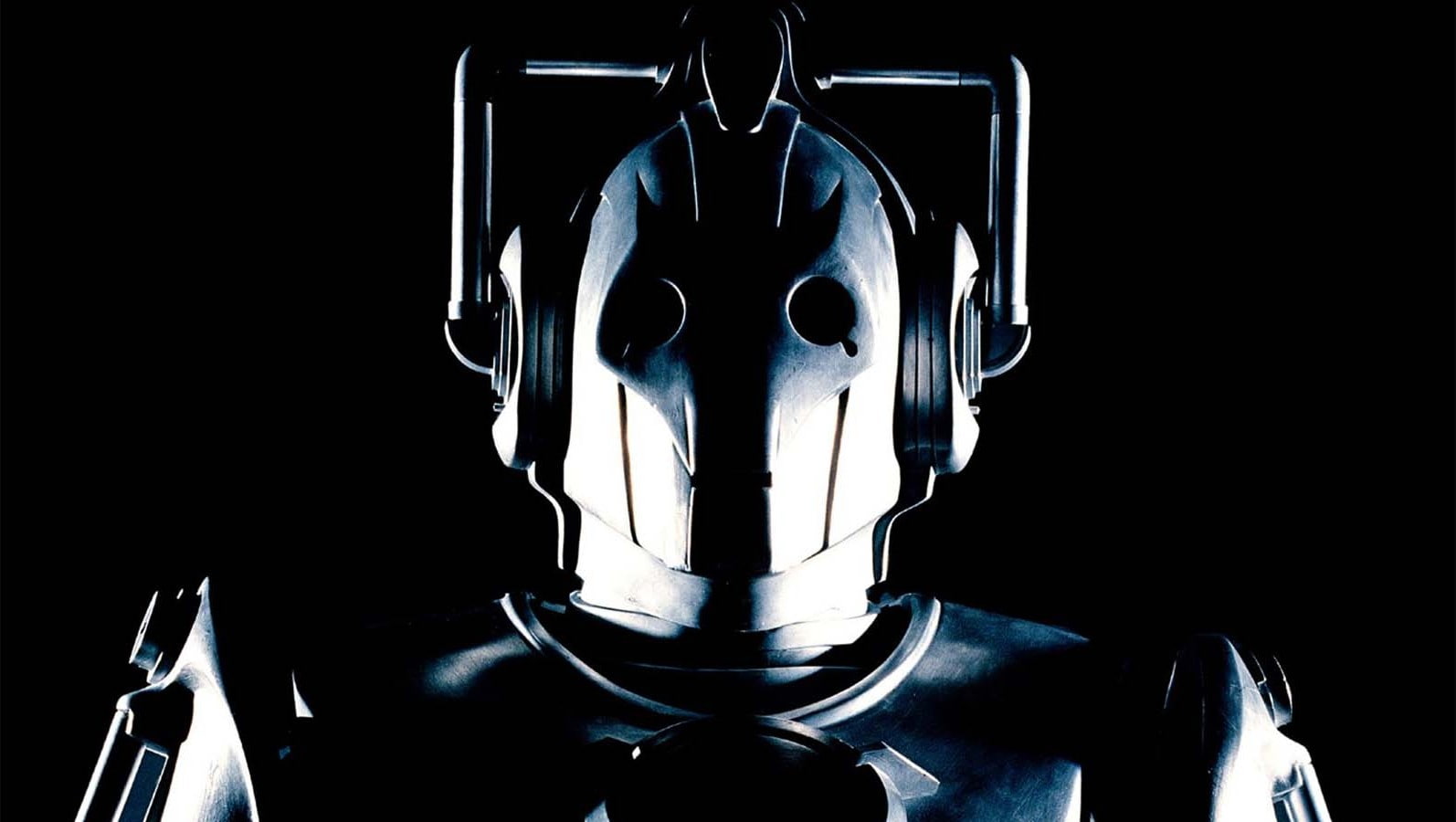 indoors, mask, Doctor Who, representation, Cybermen, bone, studio shot, no people, metal, mask - disguise, black background, silver colored, front view, HD Wallpaper