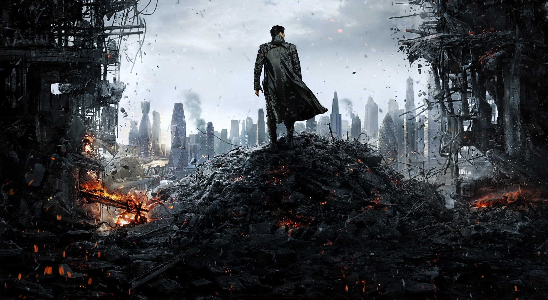land, men, peak, Other Movies, plant, 1080P, Into, rear view, full length, sky, Star, Darkness, architecture, 2013, lifestyles, nature, forest, HD Wallpaper