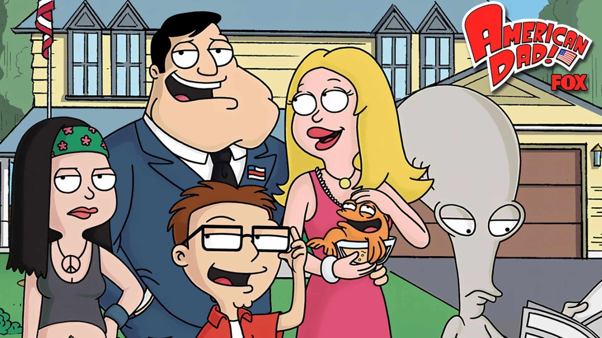 series, comedy, 1080P, animation, dad, cartoon, family, american, HD Wallpaper