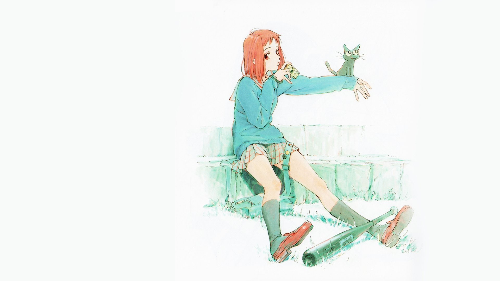 Mamimi Samejima, Anime, 1080P, FLCL, HD Wallpaper