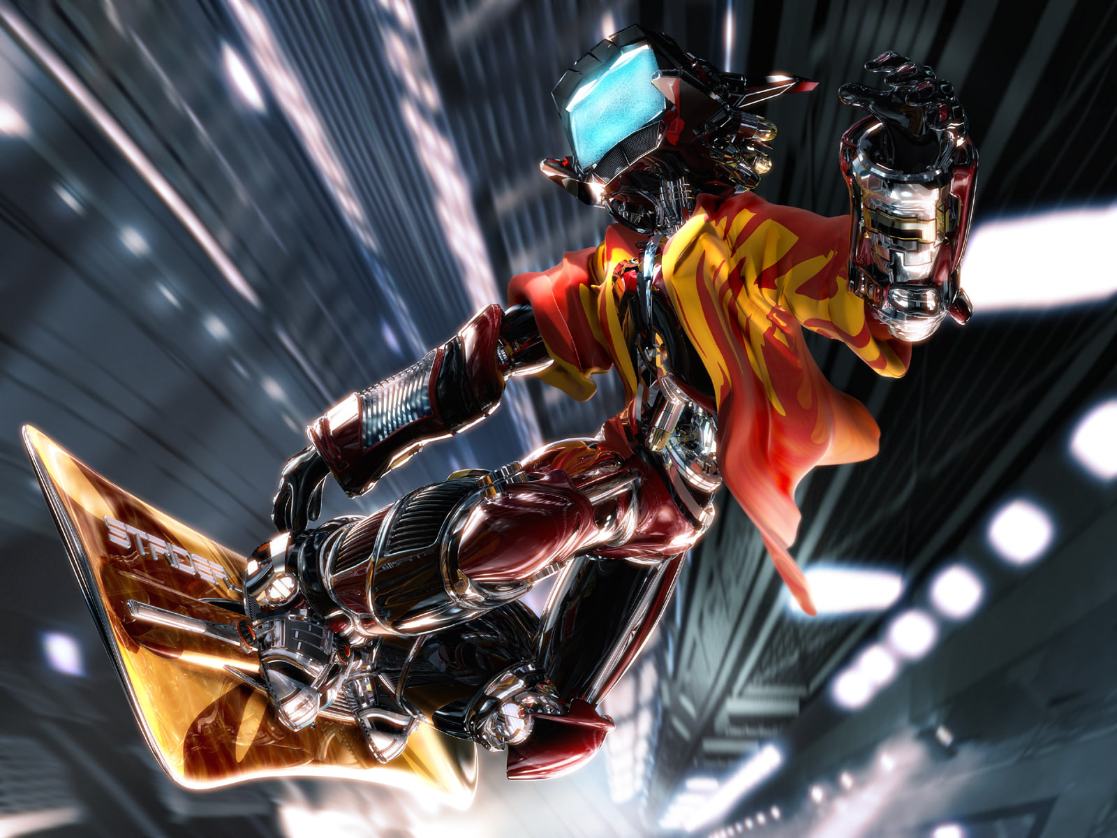 render, anime, FLCL, Canti, 720P, HD Wallpaper