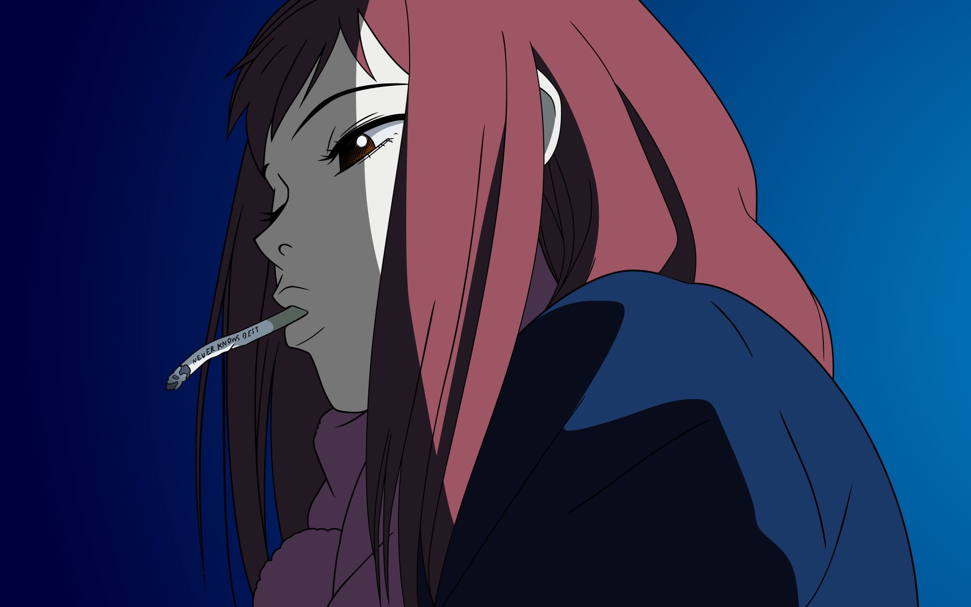representation, creativity, side view, blue background, clear sky, FLCL, portrait, standing, sunlight, human representation, outdoors, 1080P, blue, low angle view, HD Wallpaper