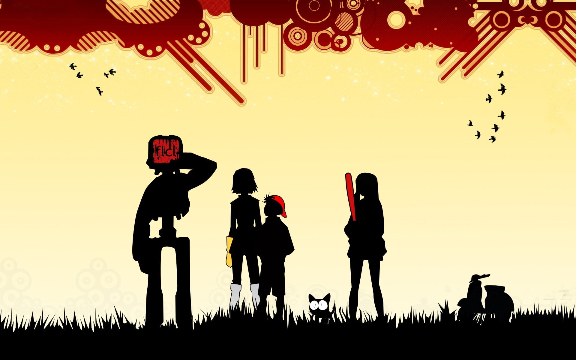 1080P, FLCL, Anime, HD Wallpaper