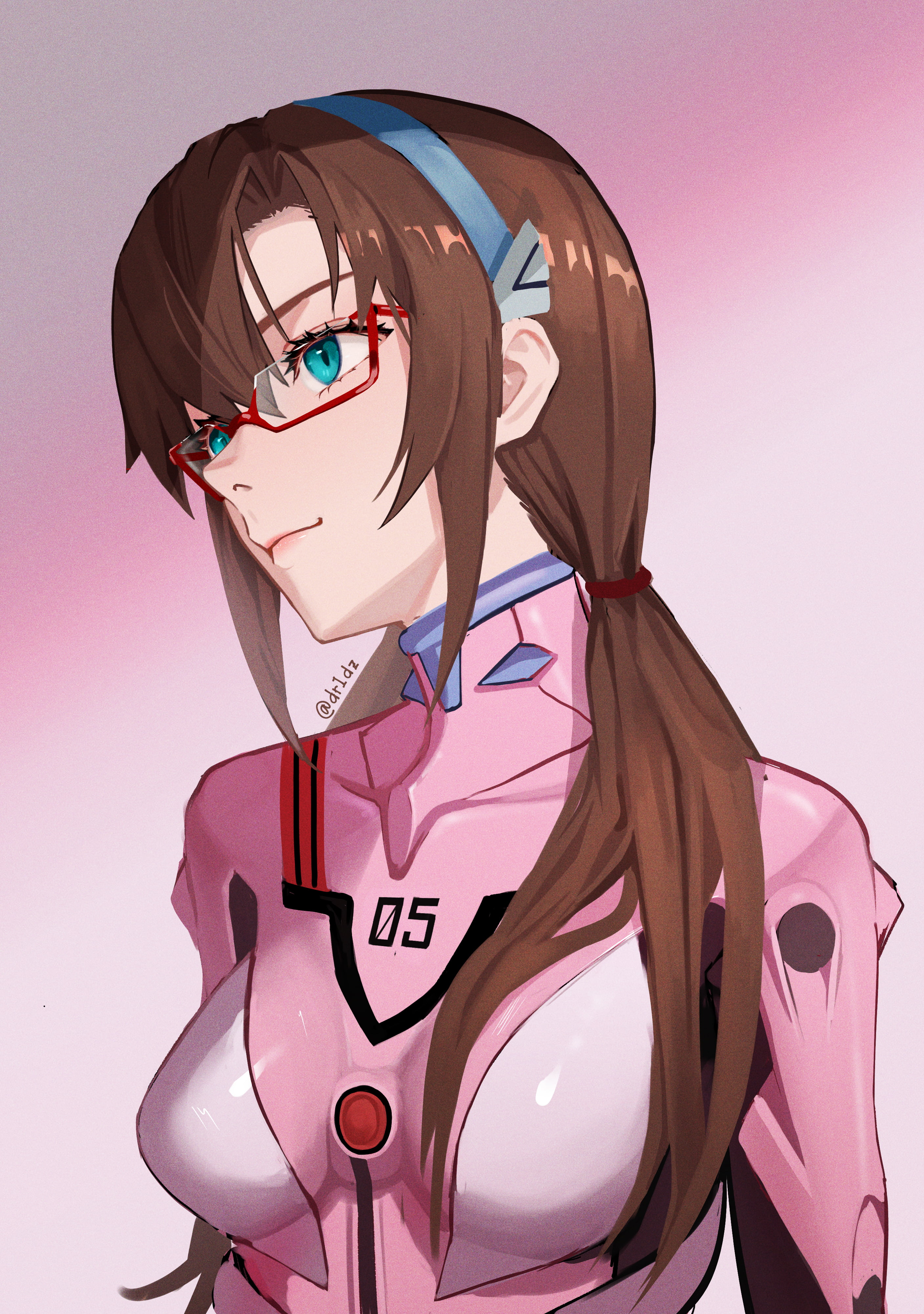 Drid, anime girls, Makinami Mari Illustrious, 4K, Neon Genesis Evangelion, anime, portrait display, Phone HD Wallpaper