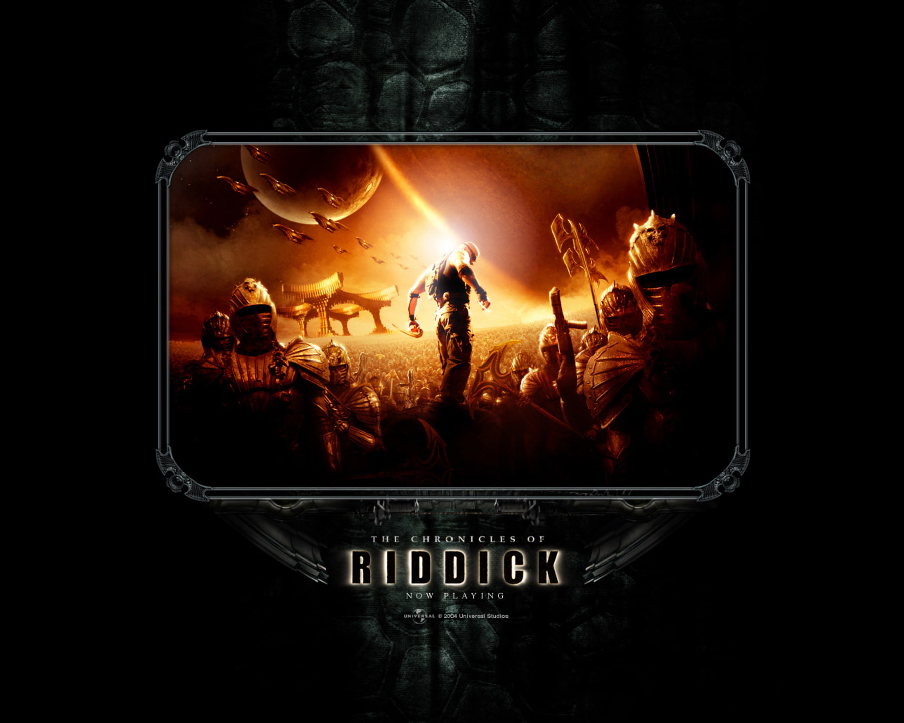 riddick, poster, science, chronicles, diesel, fiction, 720P, movie, thriller, chronriddick, action, sci, sci-fi, futuristic, warrior, vin, HD Wallpaper