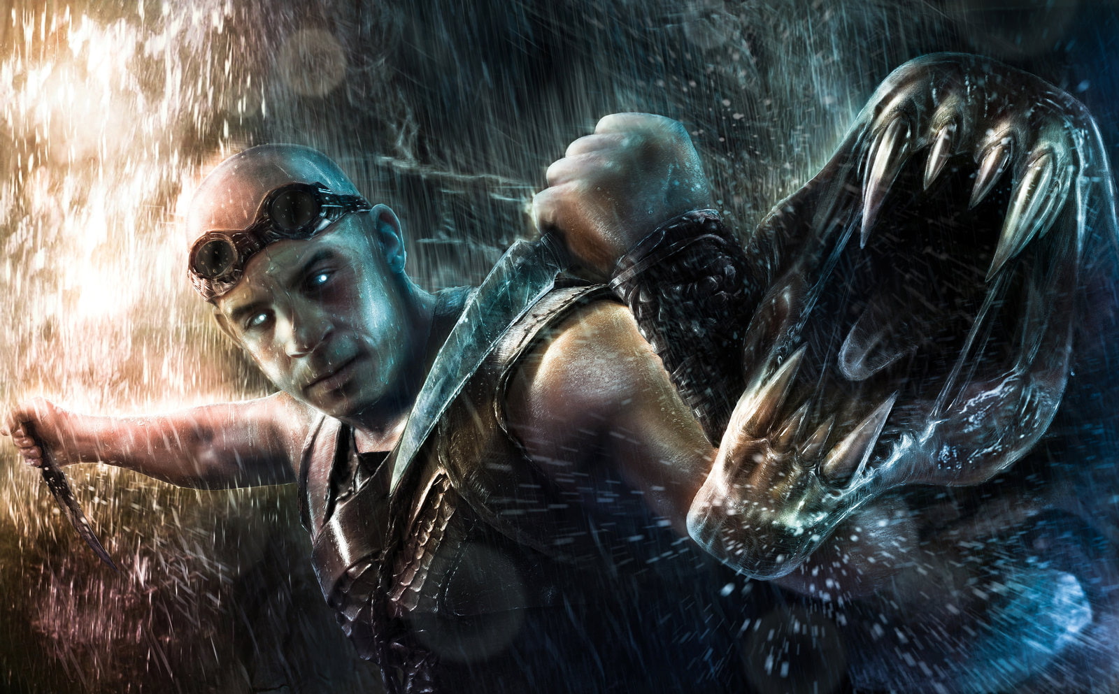 warrior, fiction, battle, monster, sci-fi, fantasy, riddick, science, 720P, diesel, sci, thriller, action, futuristic, chronicles, chronriddick, HD Wallpaper
