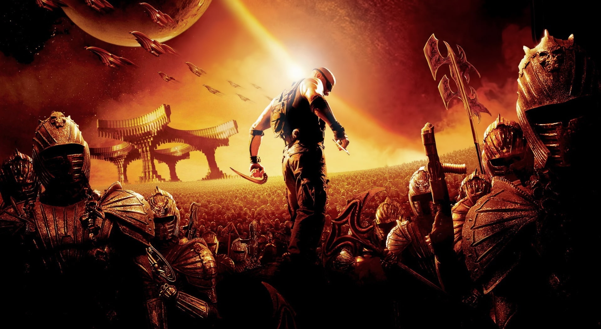 performance, concert, vin diesel, Riddick, people, arts culture and entertainment, outdoors, event, spectator, lifestyles, standing, Movies, excitement, HD Wallpaper