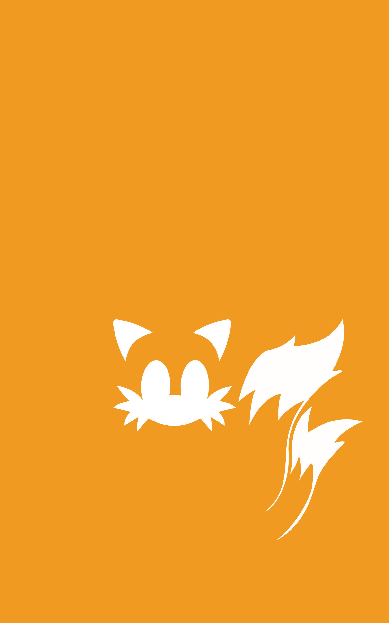 positive emotion, portrait display, Tails (character), minimalism, vertebrate, video games, no people, yellow, mammal, bird, animal, emotion, studio shot, Phone HD Wallpaper