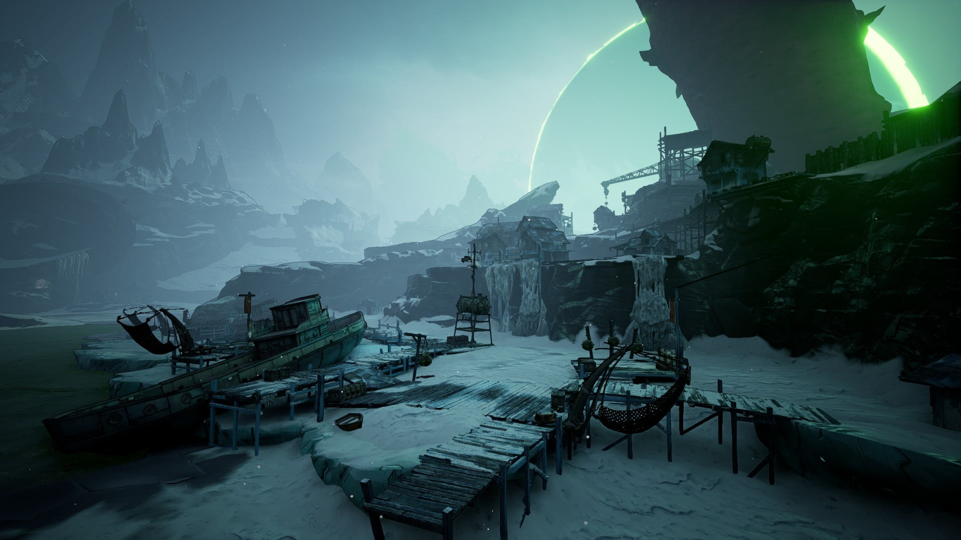 destruction, screen shot, video games, Terror, 1080P, Borderlands 3, night, HD Wallpaper