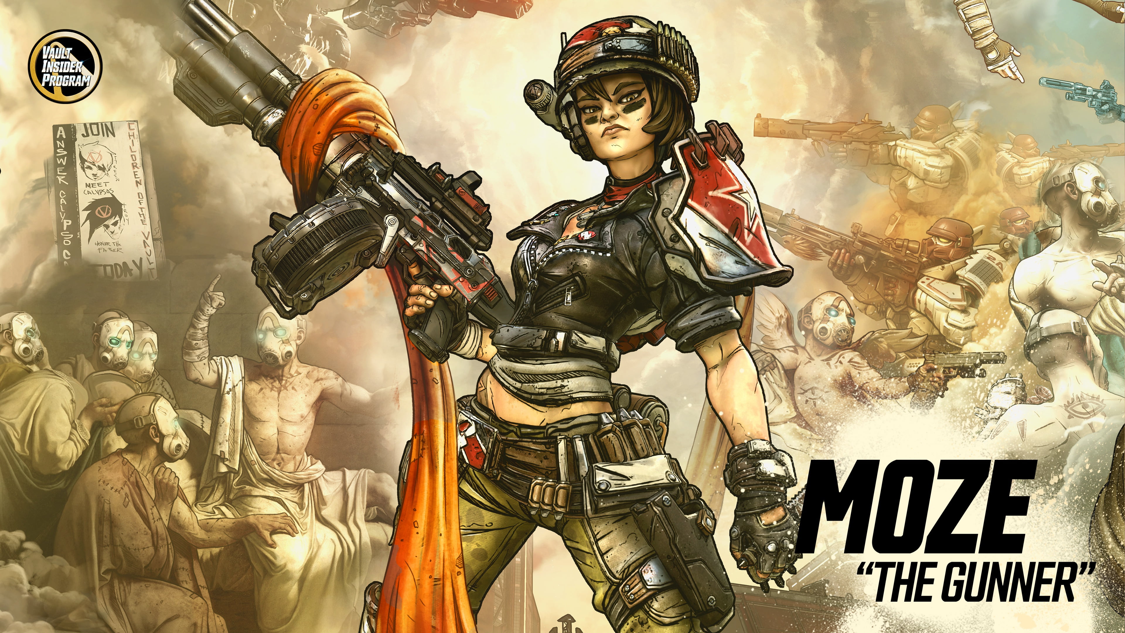 Mayhem is Coming, Guns, BL3, Borderlands, Psycho, Borderlands 3, 4K, MAYBE, HD Wallpaper