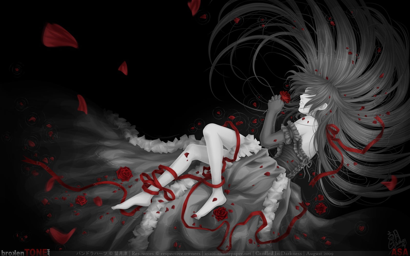indoors, red, Pandora Hearts, art and craft, paint, water, illustration, pattern, wearing, nature, close-up, flowing, woman, motion, 720P, studio shot, HD Wallpaper