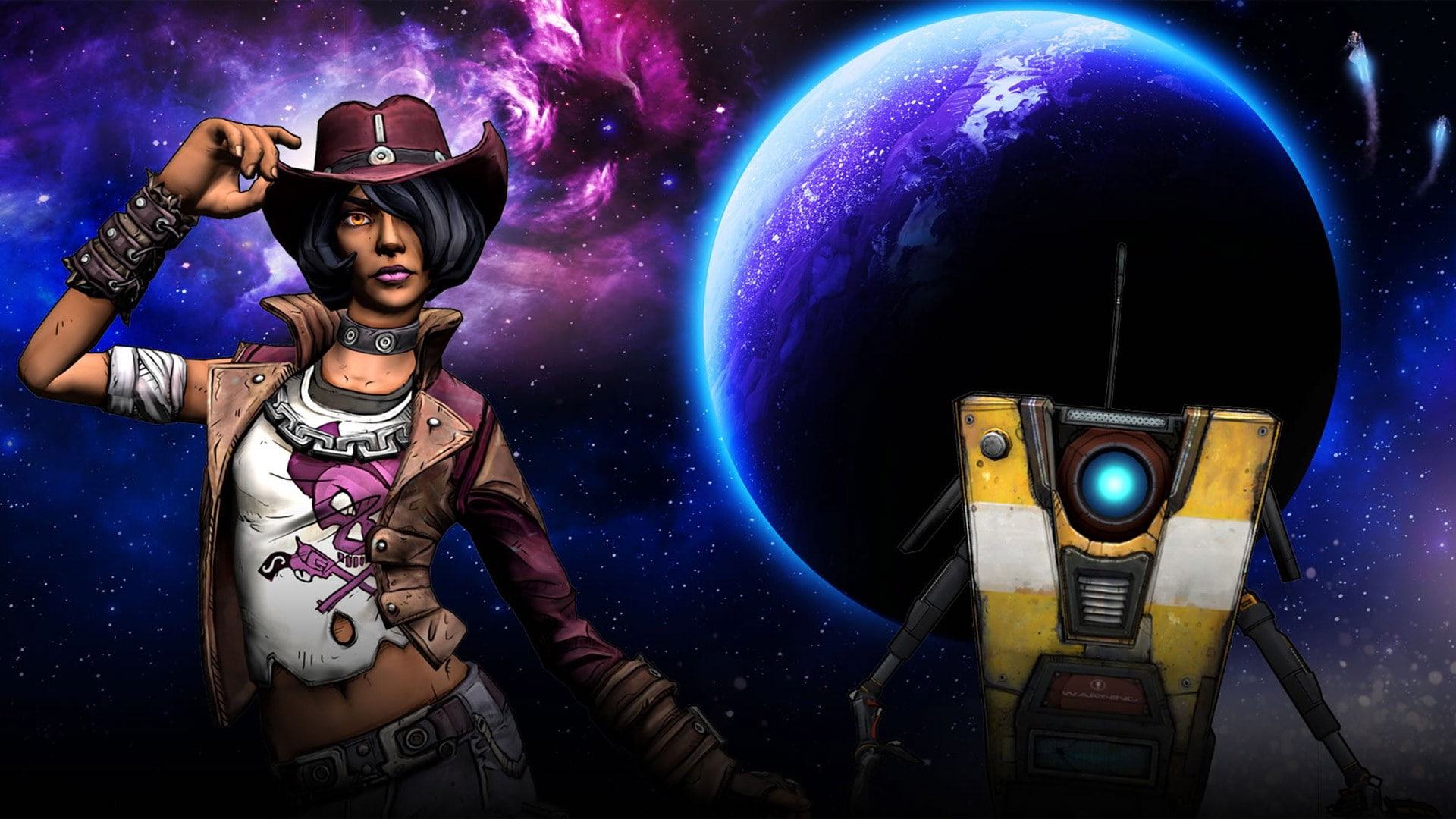looking, planet earth, Borderlands: The Pre-Sequel, technology, night, girls, planet - space, 1080P, women, astronomy, star - space, childhood, sky, arts culture and entertainment, HD Wallpaper