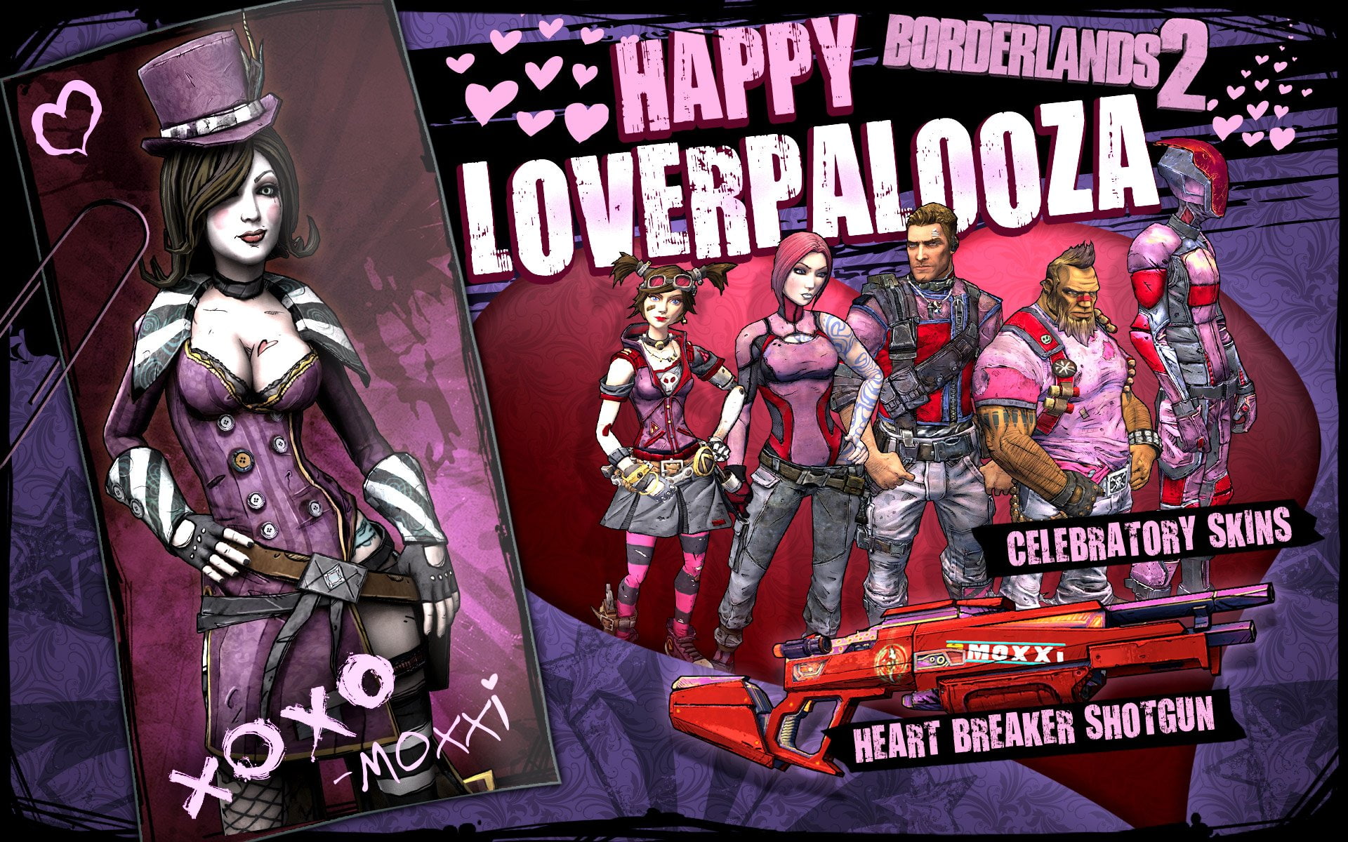 1080P, borderlands, sci fi, mad, action, fantasy, rpg, shooter, moxxi, HD Wallpaper