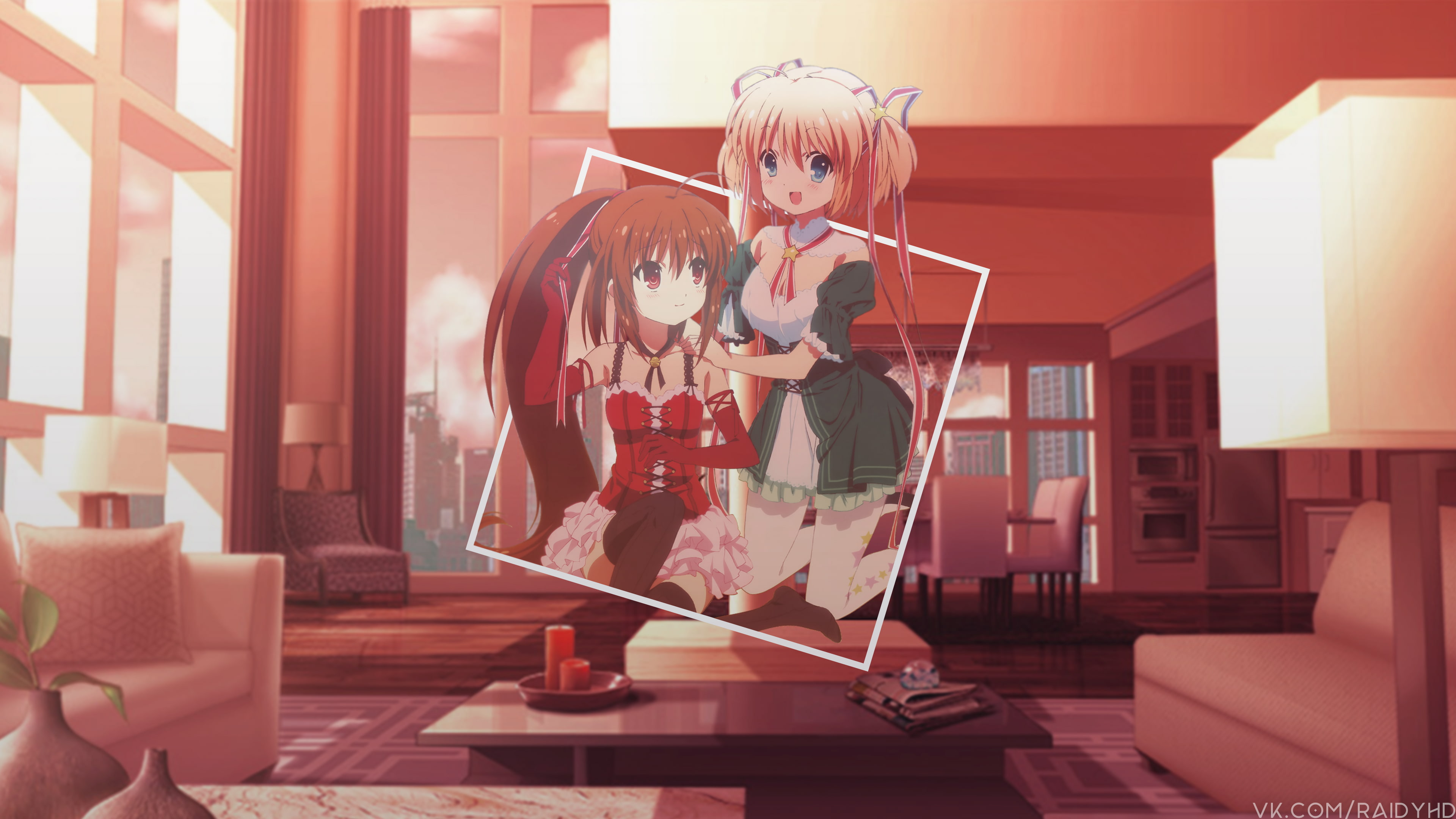 human representation, transparent, childhood, men, home interior, toy, picture-in-picture, boys, anime, Little Busters!, child, day, creativity, window, HD Wallpaper