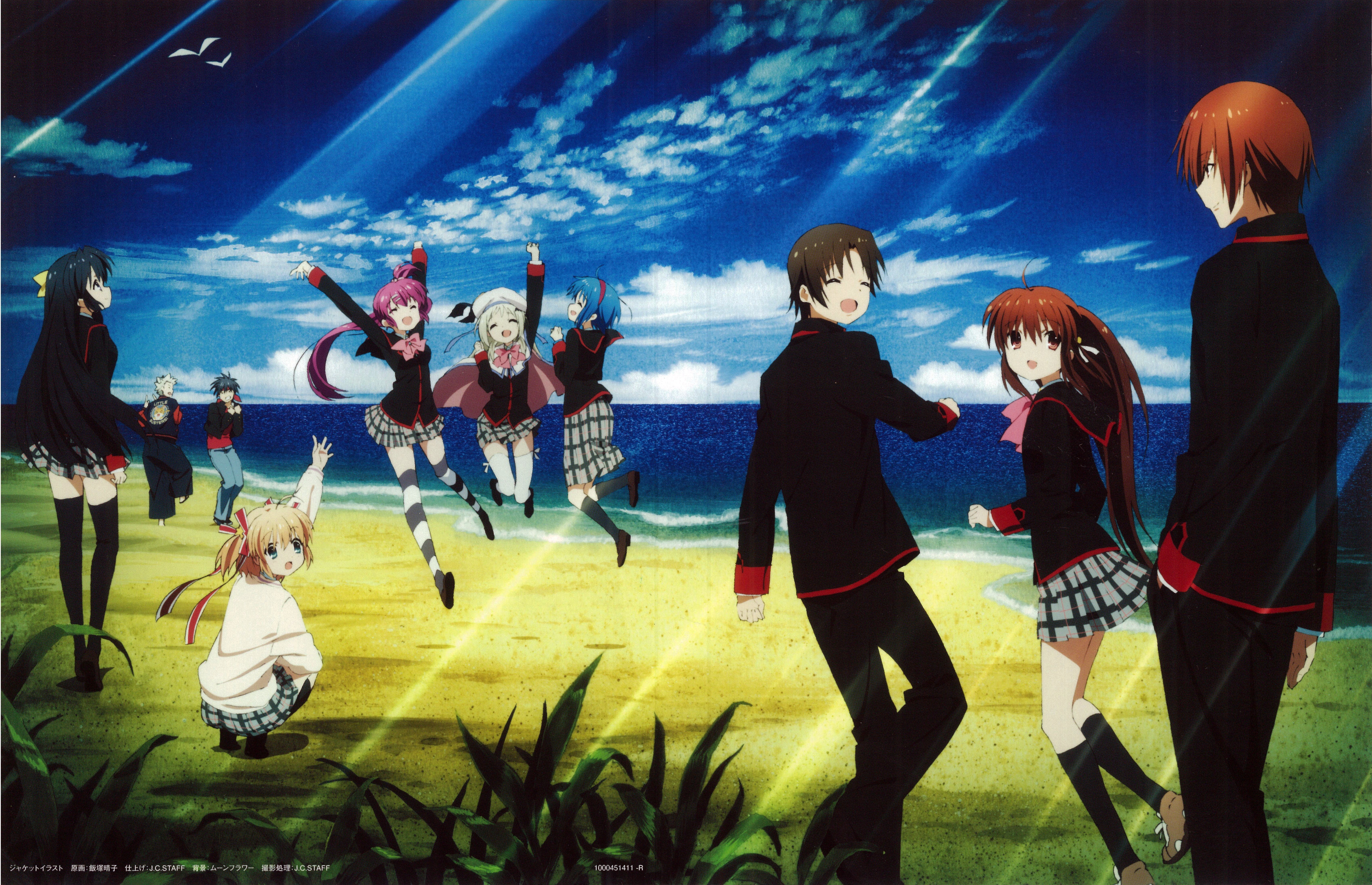real people, girls, 5K, men, crowd, Miyazawa Kengo, nature, Nishizono Mio, playing, lifestyles, people, Kamikita Komari, sport, child, Little Busters!, HD Wallpaper