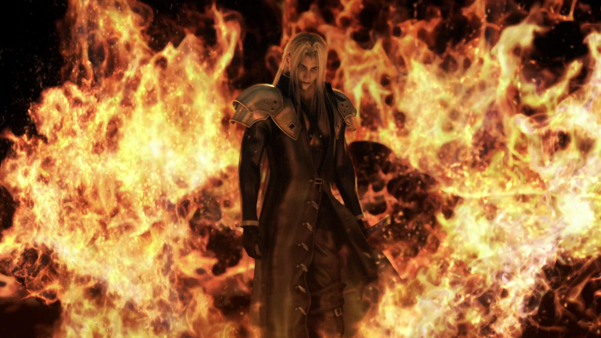 Final Fantasy, Sephiroth (Final Fantasy), 1080P, Fire, Final Fantasy VII: Advent Children, HD Wallpaper