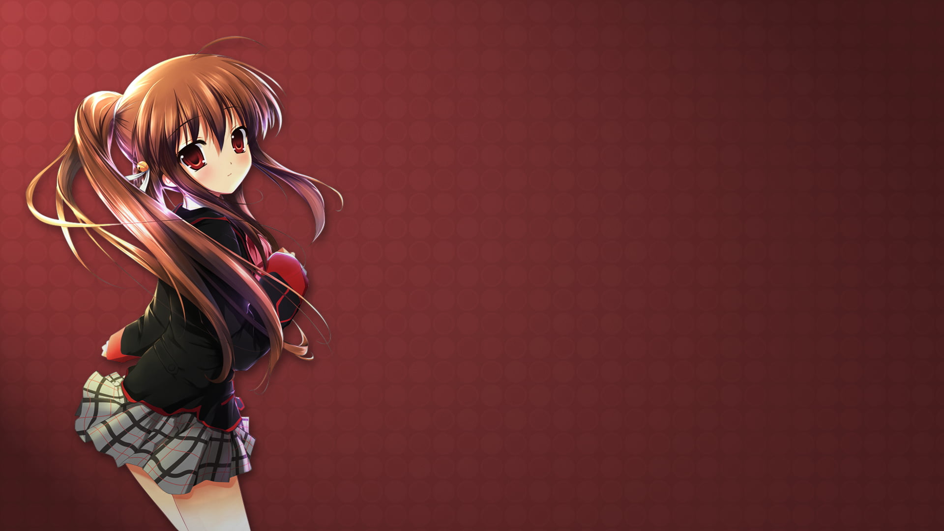 three quarter length, women, gradient, hair, adult, studio shot, blond hair, beauty, Little Busters!, beautiful woman, young adult, anime girls, Scope10, HD Wallpaper