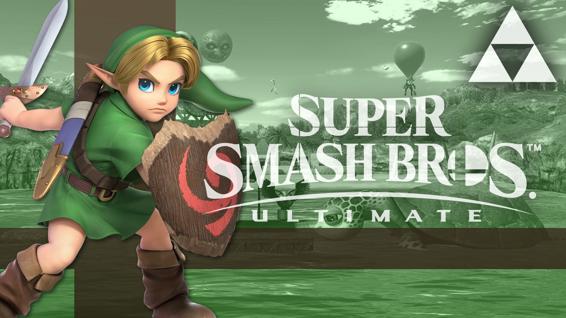 1080P, Video Game, Young Link, The Legend of Zelda, Super Smash Bros. Ultimate, HD Wallpaper
