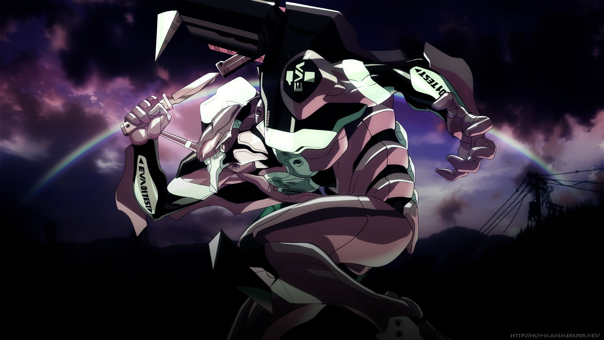 human representation, fictional, character, holding, amusement park, arts culture and entertainment, weapon, day, Neon Genesis Evangelion, outdoors, nature, HD Wallpaper