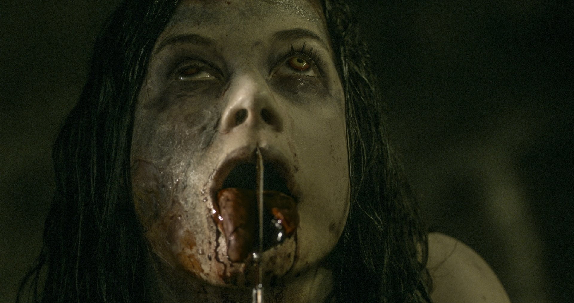 beard, front view, mouth open, halloween, Movie, one person, adult, human face, social issues, fear, Evil Dead (2013), hairstyle, real people, portrait, HD Wallpaper