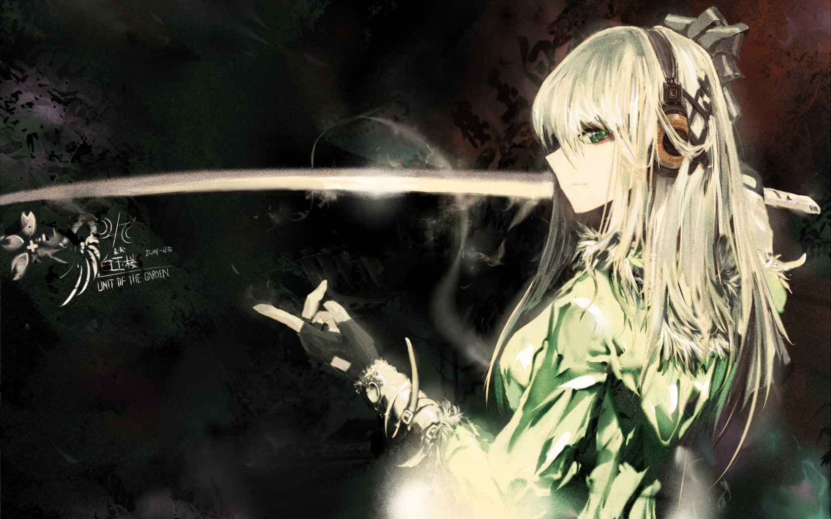 katana, female, white, holding, cartoon/comic, haired, animated, hd, anime, 720P, character, illustration, sword, drawing, HD Wallpaper