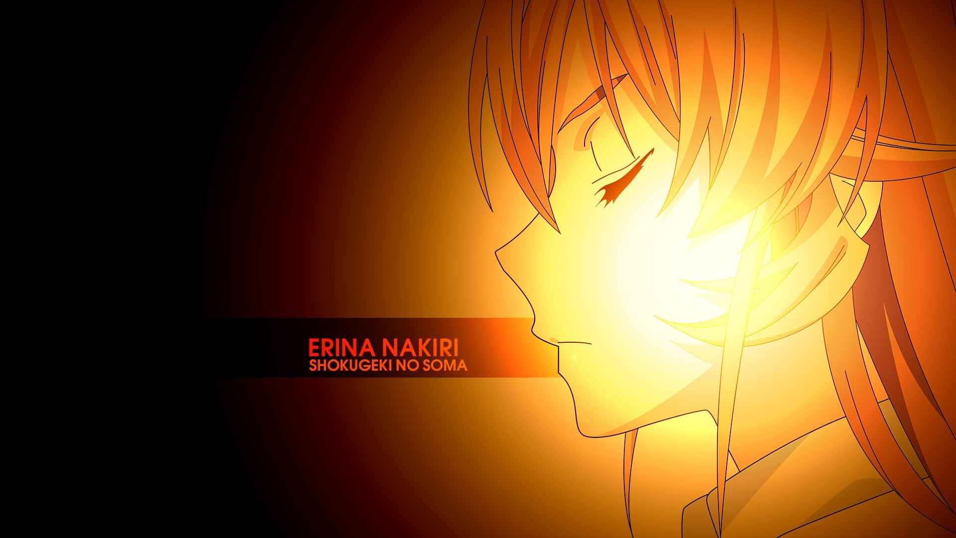 electric lamp, text, sunset, glowing, no people, 1080P, anime, Shokugeki no Souma, indoors, communication, yellow, illuminated, nature, sky, electricity, HD Wallpaper