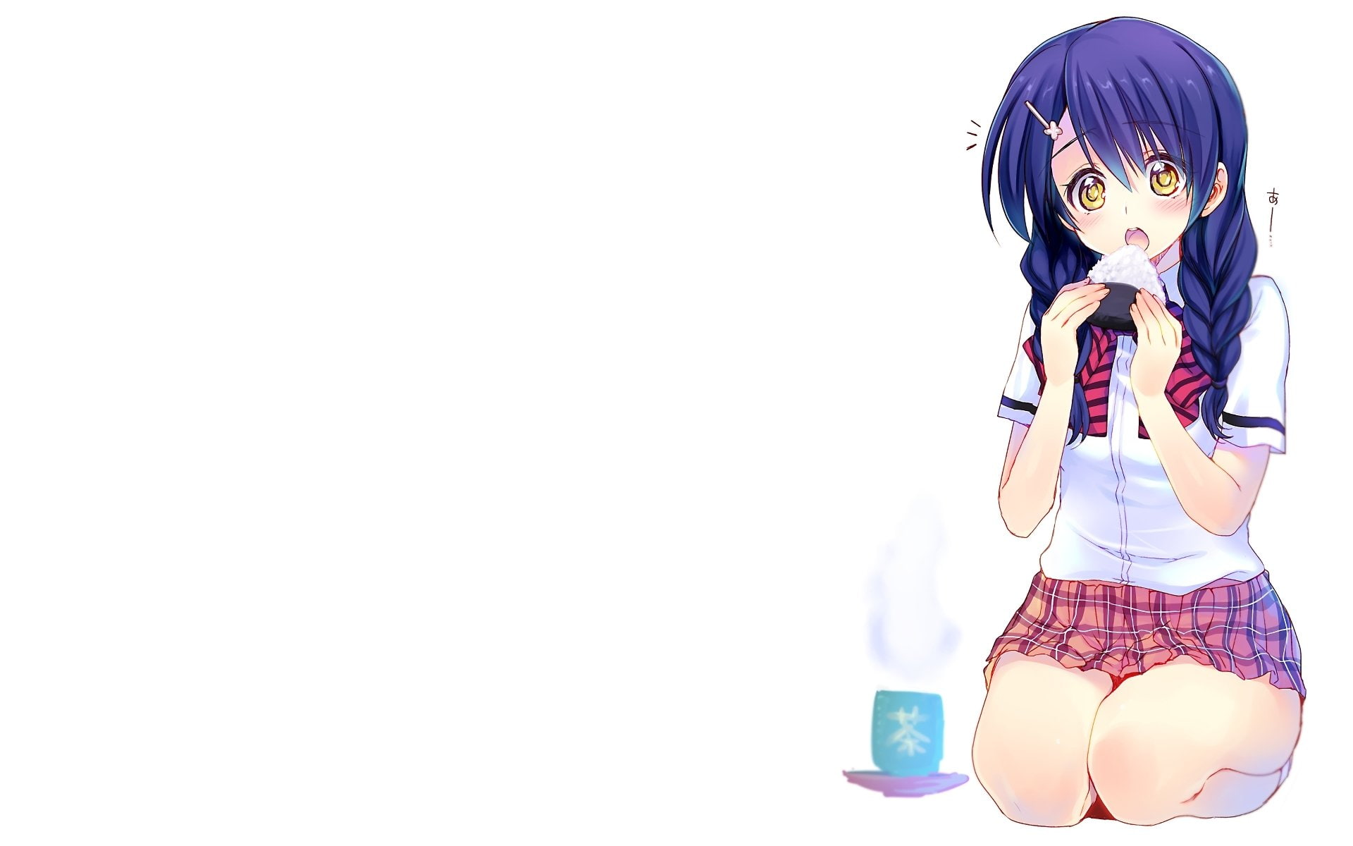 hair, clothing, Food Wars: Shokugeki no Soma, beauty, young women, beautiful woman, adult, three quarter length, looking at camera, women, one person, indoors, HD Wallpaper