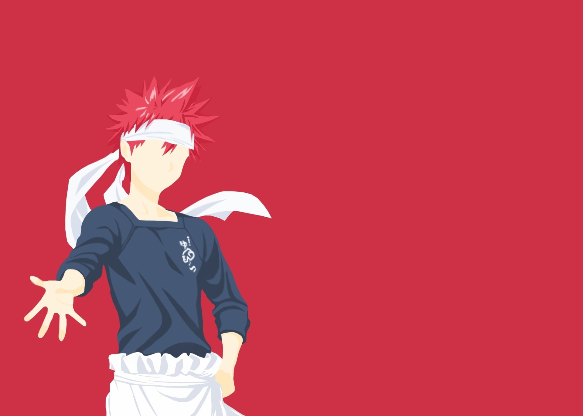 1080P, Minimalist, Sōma Yukihira, Food Wars: Shokugeki no Soma, Anime, HD Wallpaper