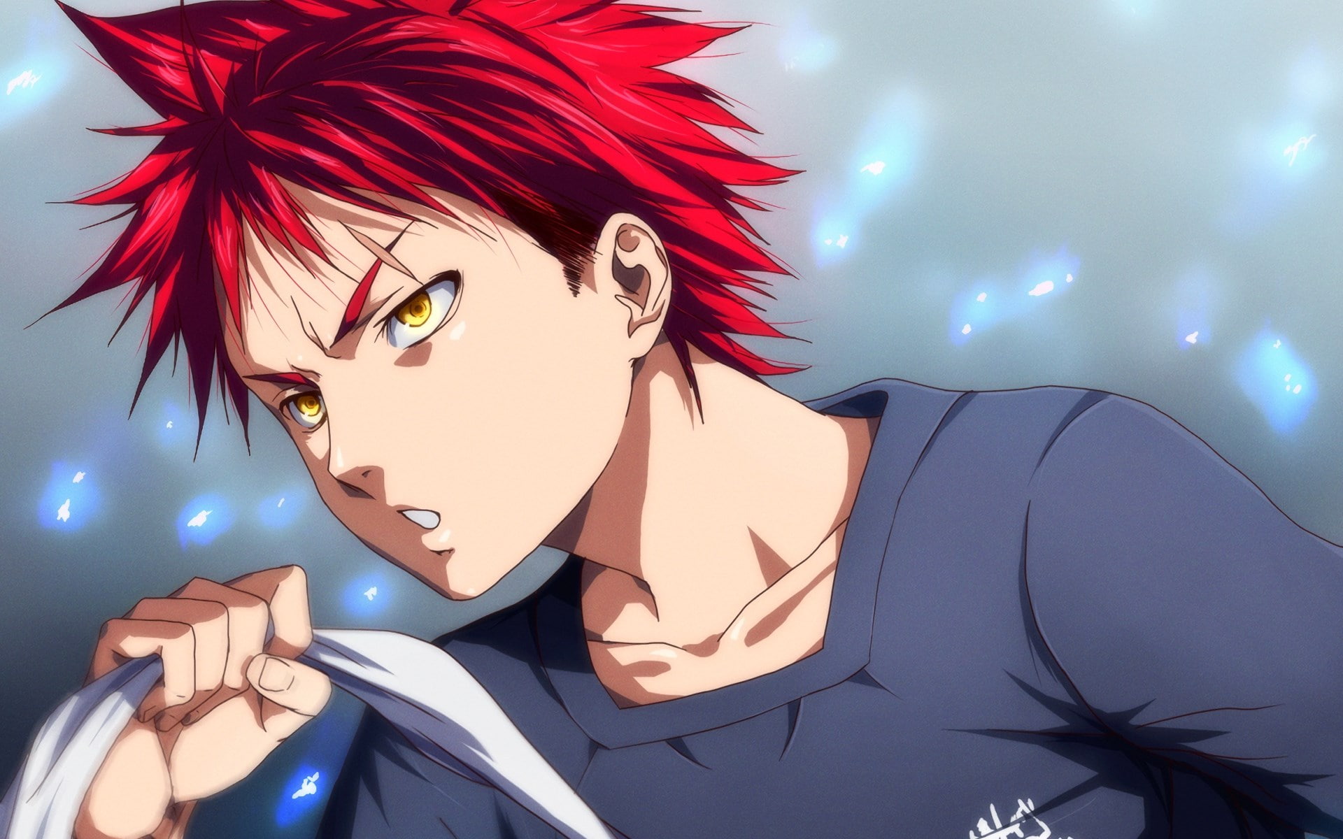 1080P, food wars shokugeki no soma, portrait, front view, headshot, one person, lifestyles, red, women, fashion, young women, real people, adult, night, HD Wallpaper