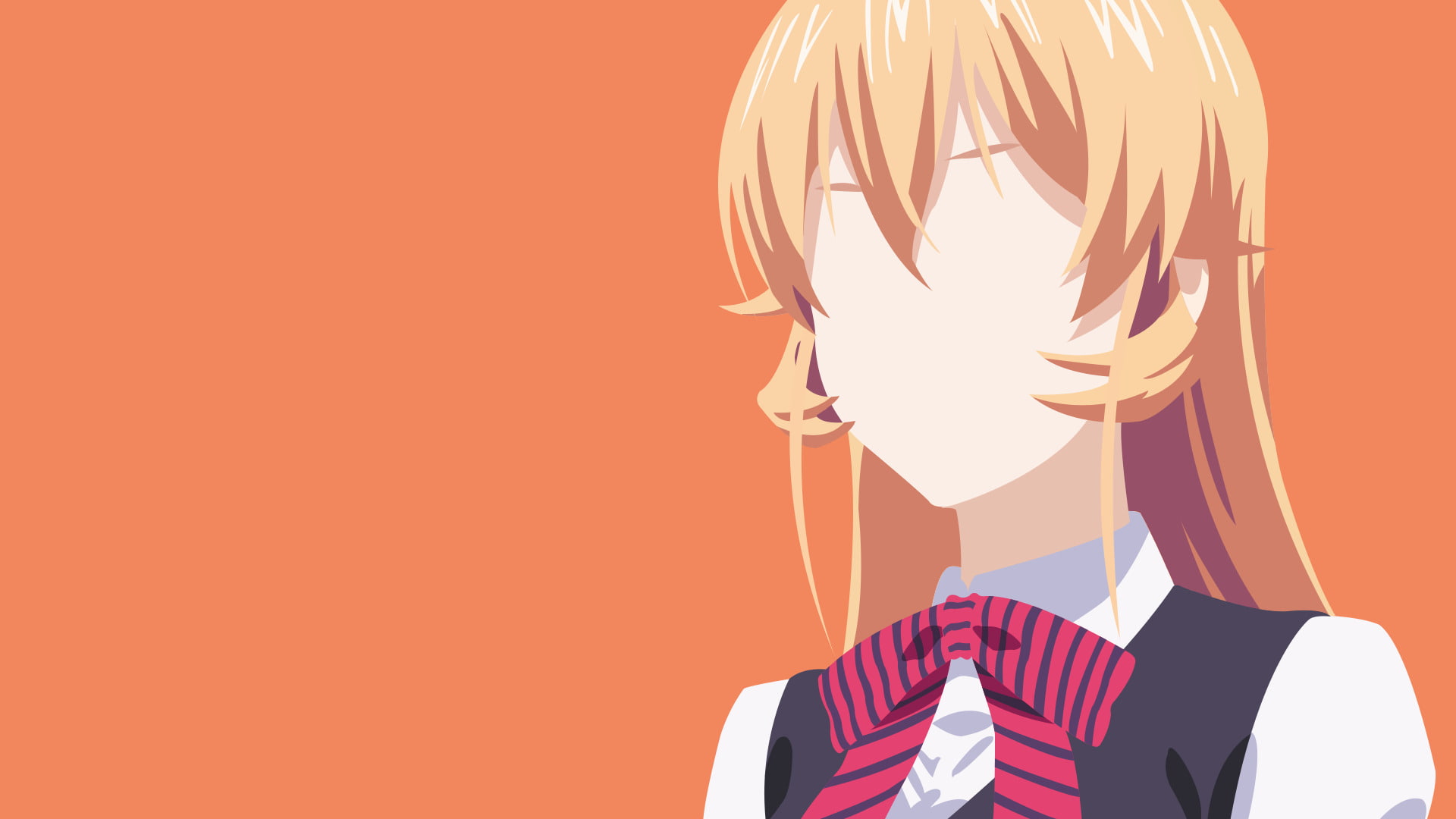 Erina Nakiri, Shokugeki No Soma, Food Wars: Shokugeki no Soma, 1080P, Minimalist, Anime, HD Wallpaper