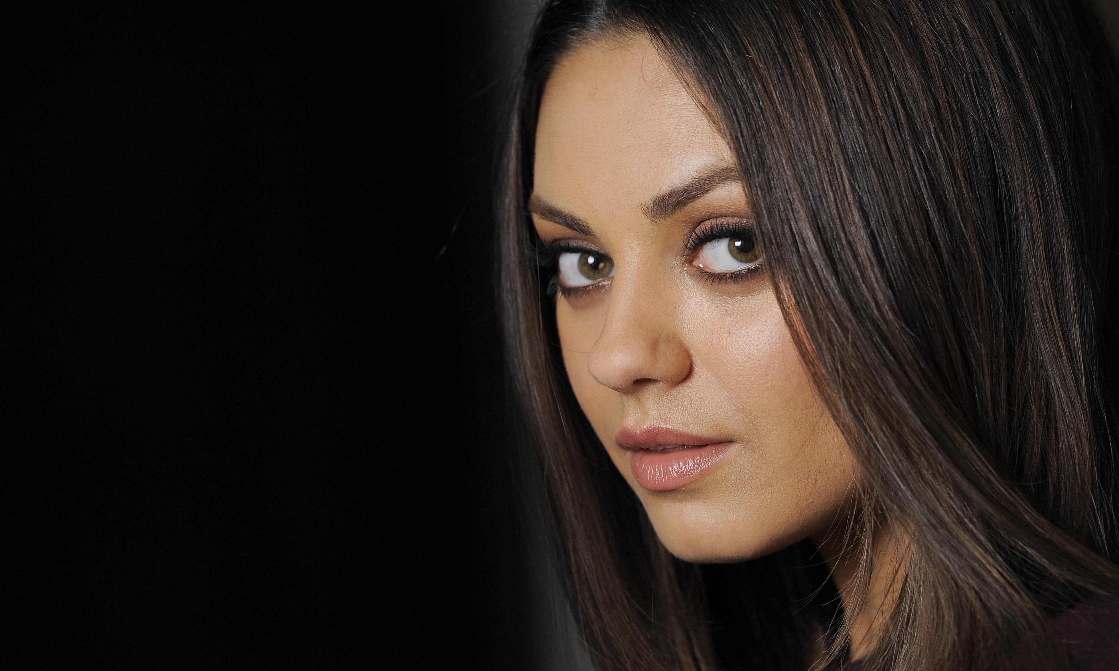 glance, kunis, 4K, celebrities, mila, mila kunis, HD Wallpaper