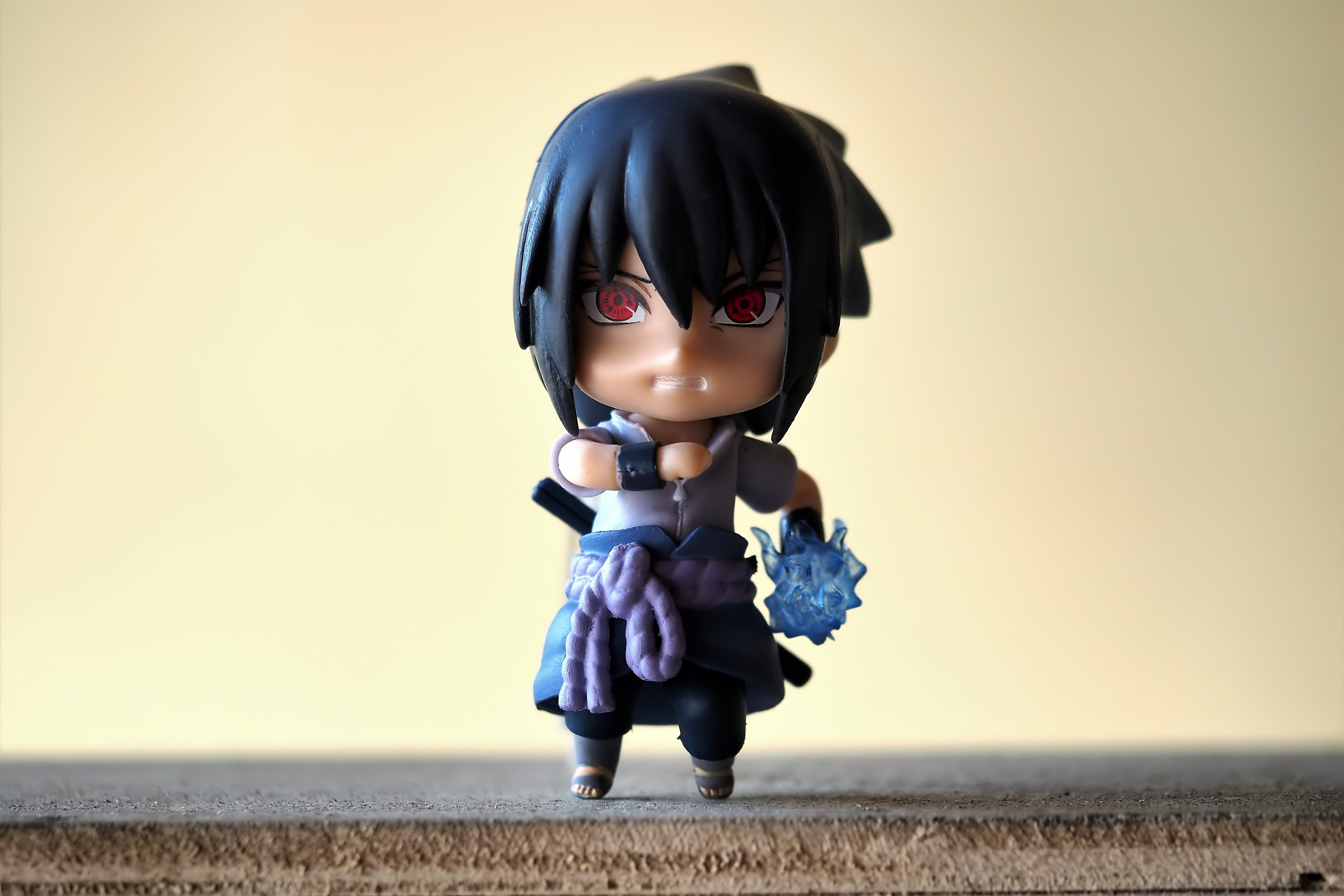 outdoors, land, boy, one person, lifestyles, television, nature, series, child, sky, sasuke, figurine, field, male, toy, anime, japanese, cute, clear sky, HD Wallpaper