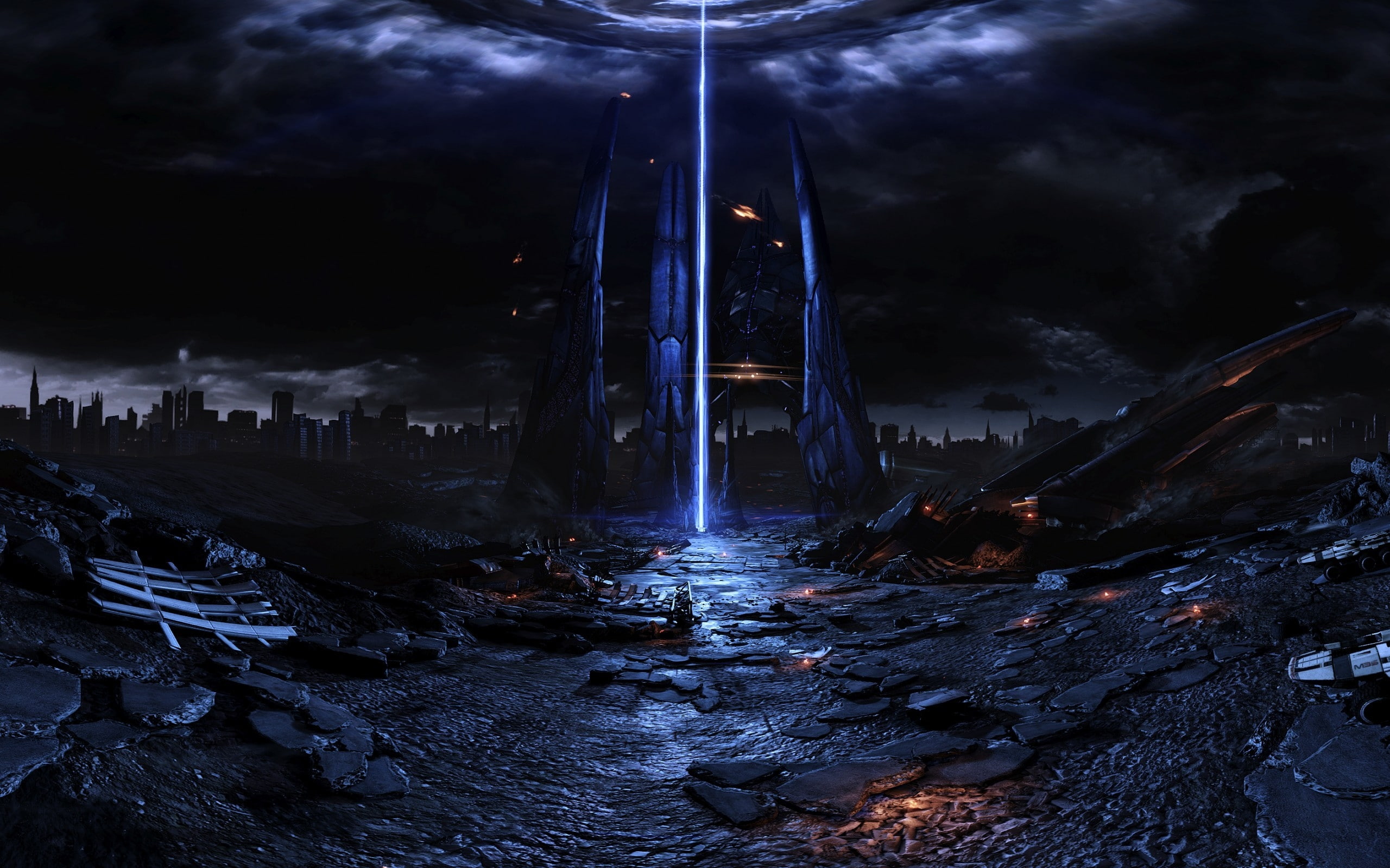 2K, mass, Starships, effect, Mass Effect, HD Wallpaper