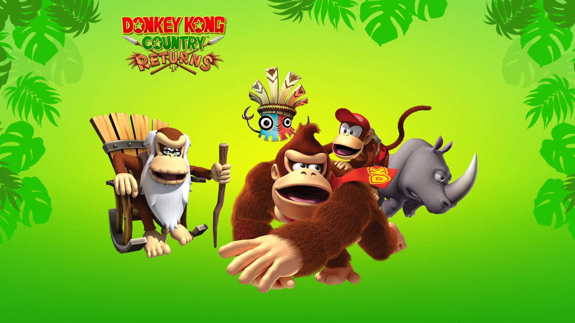 Donkey Kong, Donkey Kong Country Returns, 1080P, HD Wallpaper