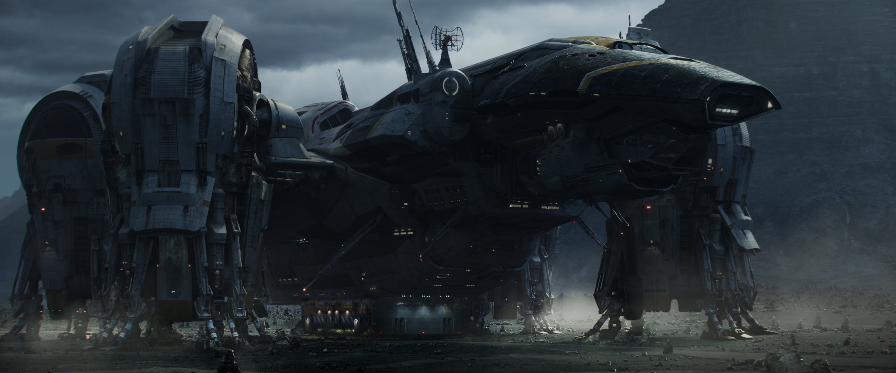 Prometheus (movie), 2K, futuristic, film stills, spaceship, movies, HD Wallpaper
