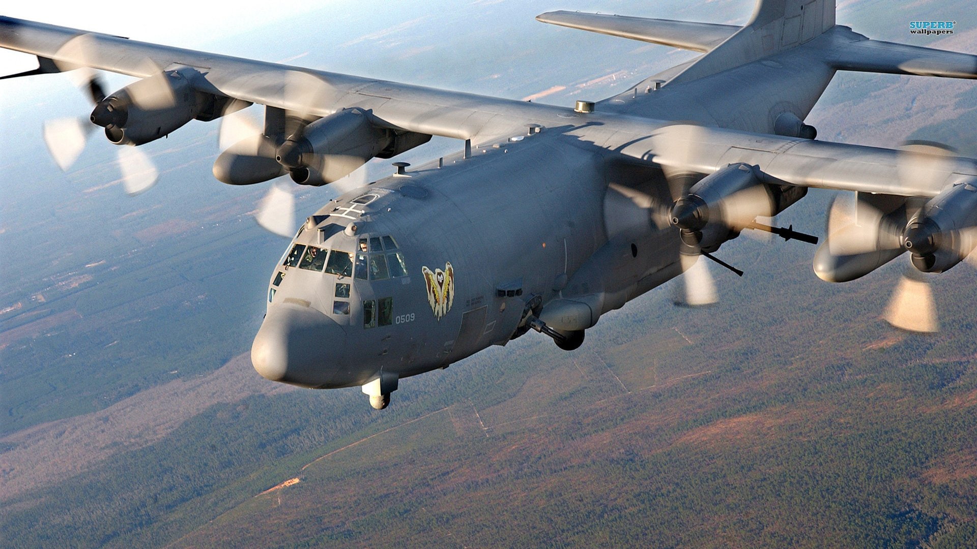 1080P, Military Aircrafts, Lockheed AC-130, HD Wallpaper